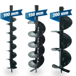 Hyundai Grondboor Set 100/150/200mm -Tuingereedschap Verkoop 123 1167