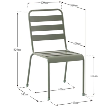 Stoel Digne Legergroen 2 Stoel Digne Legergroen - Image 2