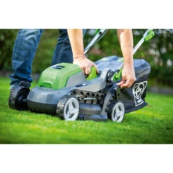 LUX 20V Accu Grasmaaier 33cm Incl. 2 Accu's 4,0Ah + Lader -Tuingereedschap Verkoop 123 166