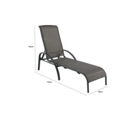 Ligbed Toledo Antraciet -Tuingereedschap Verkoop 123 1667