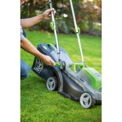 LUX 20V Accu Grasmaaier 33cm Incl. 2 Accu's 4,0Ah + Lader -Tuingereedschap Verkoop 123 167