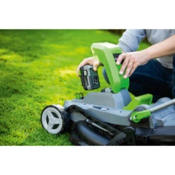 LUX 20V Accu Grasmaaier 33cm Incl. 2 Accu's 4,0Ah + Lader -Tuingereedschap Verkoop 123 168