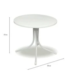 Kindertafel Marijn Grijs Aluminium Ø50x48 Cm -Tuingereedschap Verkoop 123 1687