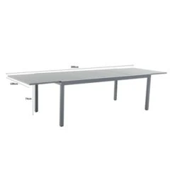 Tafel Livorno - Uitschuifbaar -Tuingereedschap Verkoop 123 1695