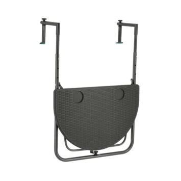 Balkontafel Halfrond Antraciet 2 Balkontafel Halfrond Antraciet - Image 2