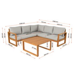 Loungeset Louis Eucalyptushout -Tuingereedschap Verkoop 123 1813