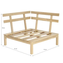 Palletbank Hoekdeel -Tuingereedschap Verkoop 123 1914