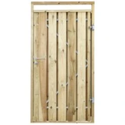 Poort Voor Houtbetonschutting Grenen Rechtsdraaiend 100cm Breed