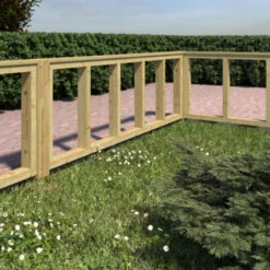 Tuinhek Grenen Donau Ca. 60x180 Cm -Tuingereedschap Verkoop 123 2055