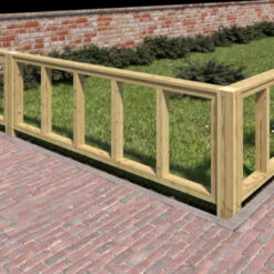 Tuinhek Grenen Donau Ca. 60x180 Cm -Tuingereedschap Verkoop 123 2056