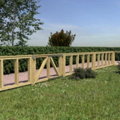 Tuinhek Grenen Donau Ca. 60x180 Cm -Tuingereedschap Verkoop 123 2058