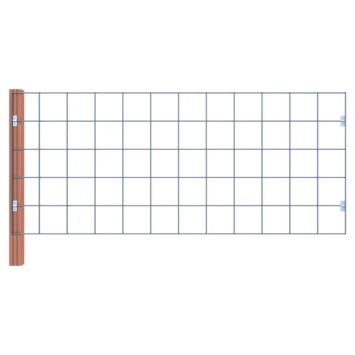 Gaas Volgpakket Tuinhek Hardhout 75x180cm liggend 1 Gaas Volgpakket Tuinhek Hardhout 75x180cm liggend