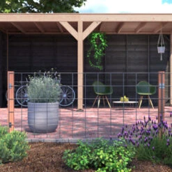 Gaas Volgpakket Tuinhek Hardhout 75x180cm liggend 9 Gaas Volgpakket Tuinhek Hardhout 75x180cm liggend -Tuingereedschap Verkoop 123 2111