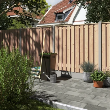 Houtbetonschutting Grijs Douglas Per Meter 1 Houtbetonschutting Grijs Douglas Per Meter