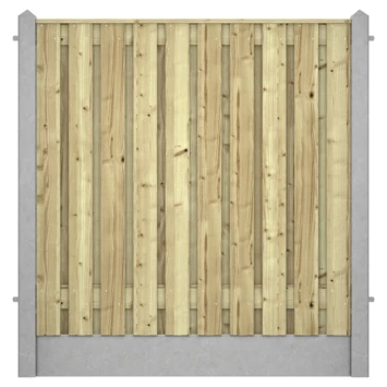 Houtbetonschutting Grijs Grenen Per Meter 2 Houtbetonschutting Grijs Grenen Per Meter - Image 2