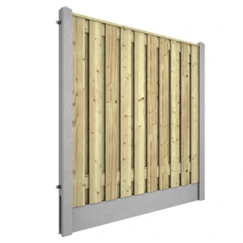 Houtbetonschutting Grijs Grenen Per Meter 5 Houtbetonschutting Grijs Grenen Per Meter - Image 5