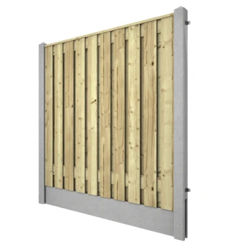 Houtbetonschutting Grijs Grenen Per Meter 6 Houtbetonschutting Grijs Grenen Per Meter - Image 6
