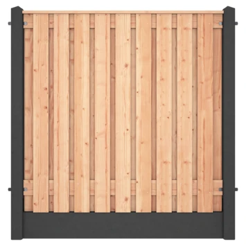 Houtbetonschutting Antraciet Douglas Per Meter 3 Houtbetonschutting Antraciet Douglas Per Meter - Afbeelding 3