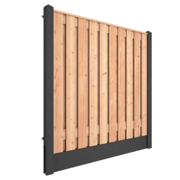 Houtbetonschutting Antraciet Douglas Per Meter 5 Houtbetonschutting Antraciet Douglas Per Meter - Afbeelding 5