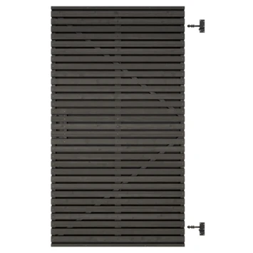 Tuinpoort Andalusië Horizontaal Zwart 2 Tuinpoort Andalusië Horizontaal Zwart - Image 2