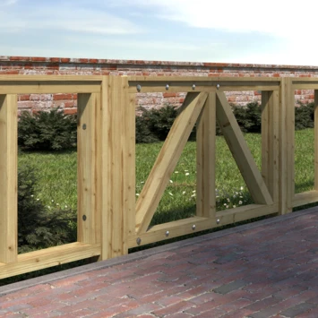 Tuinhekpoort Donau Ca. 60x100 Cm 3 Tuinhekpoort Donau Ca. 60x100 Cm - Image 3