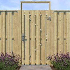 Poortpakket Grenen Hout Op Metalen Frame -Tuingereedschap Verkoop 123 2366