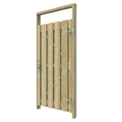 Poortpakket Grenen Hout Op Metalen Frame -Tuingereedschap Verkoop 123 2367