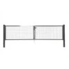Dubbele Poort Napoli Ral 7016 Antraciet 170x400 Cm