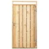 Poort Voor Houtbetonschutting Douglas Rechtsdraaiend 100cm Breed
