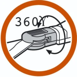 Gardena Classic Grasschaar 360° Draaibaar Staal 37,3x13,4x4,2 Cm -Tuingereedschap Verkoop 123 872